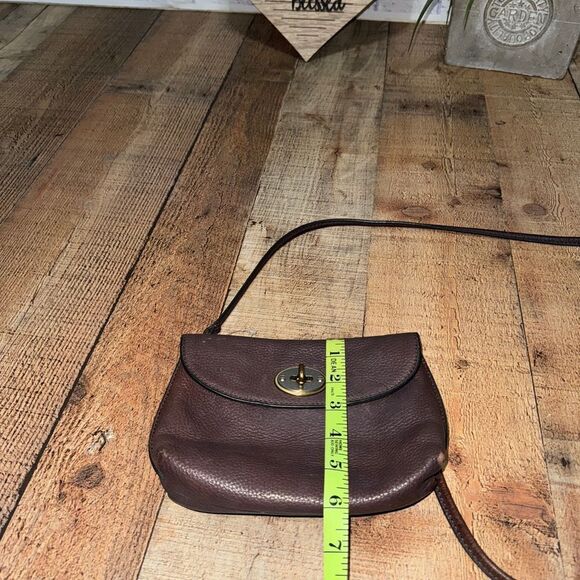Fossil Monica Soft Leather Crossbody Sling Satchel Vintage Woman's - Picture 14 of 14